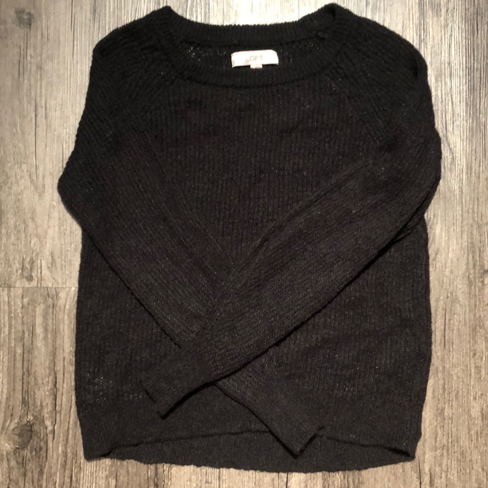 LOFT Black Sweater